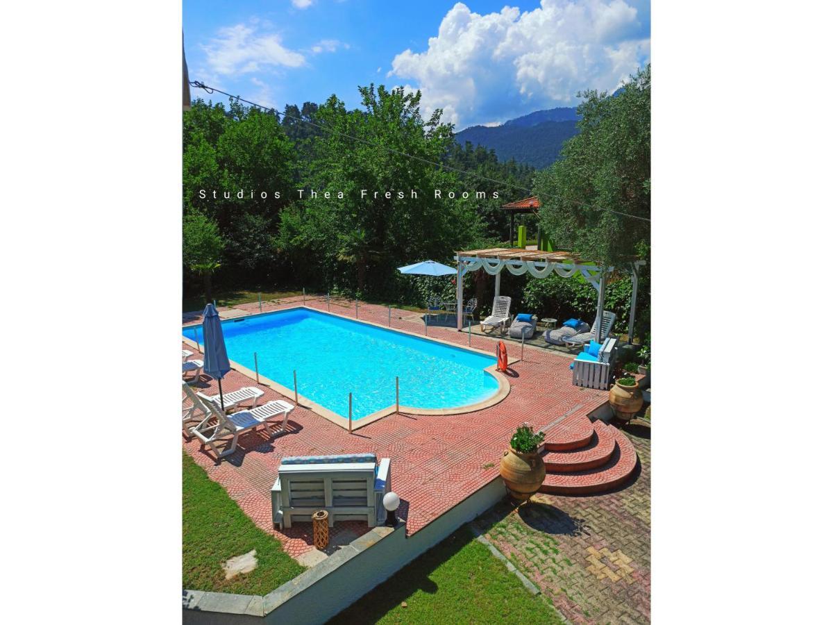 Studios Thea Fresh Rooms Thassos Bagian luar foto